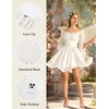 image:imageScarlet Darkness Renaissance Costume Women Off Shoulder Mini Fairy DressWhite