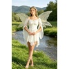 image:imageScarlet Darkness Renaissance Costume Women Off Shoulder Mini Fairy DressWhite