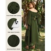 image:imageScarlet Darkness Renaissance Costume Women Off the Shoulder Fairy DressArmy Green