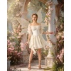 image:imageScarlet Darkness Renaissance Dress Pirate Off Shoulder Corset Dress FairyCream