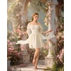 image:imageScarlet Darkness Renaissance Dress Pirate Off Shoulder Corset Dress FairyCream