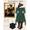 image:imageScarlet Darkness Renaissance Dress Pirate Off Shoulder Corset Dress FairyGreen