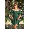 image:imageScarlet Darkness Renaissance Dress Pirate Off Shoulder Corset Dress FairyGreen