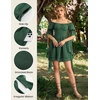 image:imageScarlet Darkness Renaissance Dress Pirate Off Shoulder Corset Dress FairyGreen