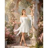 image:imageScarlet Darkness Renaissance Dress Pirate Off Shoulder Corset Dress FairyWhite