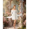 image:imageScarlet Darkness Renaissance Dress Pirate Off Shoulder Corset Dress FairyWhite