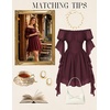 image:imageScarlet Darkness Renaissance Dress Pirate Off Shoulder Corset Dress FairyWine
