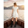 image:imageScarlet Darkness Renaissance Pirate Costume Women Off Shoulder Mini DressIvory