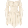 image:imageScarlet Darkness Renaissance Costume Women Off Shoulder Mini Fairy DressBeige