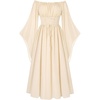 image:imageScarlet Darkness Renaissance Costume Women Off the Shoulder Fairy DressBeige