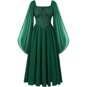 image:imageScarlet Darkness Renaissance Costume Women Medieval Witch Corset DressEden Green