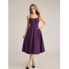 image:imageScarlet Darkness Women 2026 Corset Dress Milkmaid Slit Midi SundressPurple