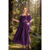 image:imageScarlet Darkness Womens Corset Waist Renaissance Fairycore Costume DressDeep Purple