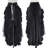 image:imageBelle Poque Womens Steampunk Gothic Wrap Skirt Victorian Ruffles Pirate Skirt