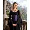 image:imageScarlet Darkness Corset Tops for Women Renaissance BodiceDeep Purple Floral