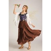 image:imageScarlet Darkness Maxi Skirts for Women Renaissance High Waist Long SkirtCoffee
