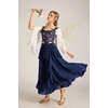 image:imageScarlet Darkness Maxi Skirts for Women Renaissance High Waist Long SkirtNavy Blue