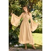 image:imageScarlet Darkness Renaissance Dress Women Peasant Medieval Pirate CostumeButter Yellow
