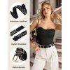 image:imageScarlet Darkness Western Belts for Woman Pirate Studded BeltBlack