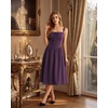 image:imageScarlet Darkness Women Corset Midi Dress Homecoming Cocktail Party SundressDeep Purple