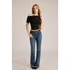 image:imageScarlet Darkness Women Leather Belt with Gold Buckle Vintage Waist BeltsDark Brown