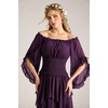 image:imageScarlet Darkness Women Pirate Renaissance Off Shoulder TopDeep Purple