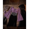 image:imageScarlet Darkness Women Renaissance Corset Bell Sleeve Off Shoulder TopsLilac