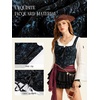 image:imageScarlet Darkness Women Renaissance Corset Tops Medieval Jacquard BustierBlue Black