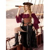 image:imageScarlet Darkness Women Renaissance Shirt Off Shoulder Bell Sleeve TopsWine