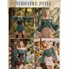 image:imageScarlet Darkness Women Renaissance Shirt Off Shoulder Pirate TopsEden Green