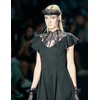 image:imageScarlet Darkness Womens Black Goth Dresses Lace Neckline Vintage Party Dress