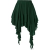 image:imageScarlet Darkness Womens Mini Skirts Renaissance Boho Tiered Layers SkortEden Green