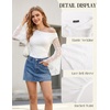 image:imageScarlet Darkness Womens Off The Shoulder Tops Lace Y2K Fall Going Out TopsWhite