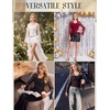 image:imageScarlet Darkness Womens Y2K Lace Tops Cute Boho Mesh Bell Sleeve Goth ShirtIvory White
