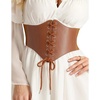 image:imageScarlet Darkness Corset Belt for Women Renaissance Pirate CorsetPotters Clay