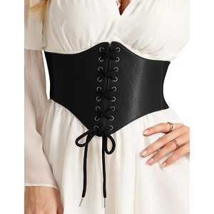 image:imageScarlet Darkness Corset Belt for Women Renaissance Pirate CorsetBlack