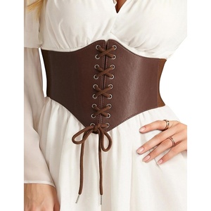 image:imageScarlet Darkness Corset Belt for Women Renaissance Pirate CorsetBrown