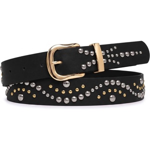 image:imageScarlet Darkness Western Belts for Woman Pirate Studded BeltBlack