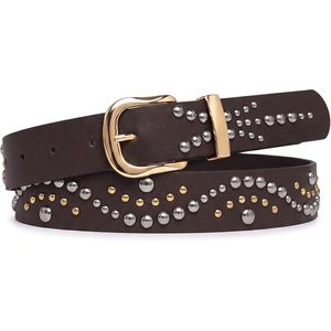 image:imageScarlet Darkness Western Belts for Woman Pirate Studded BeltCoffee