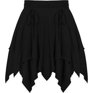 image:imageScarlet Darkness Womens Renaissance Pirate Skirt Asymmetrical Mini SkirtsBlack